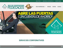 Tablet Screenshot of fedecaces.com